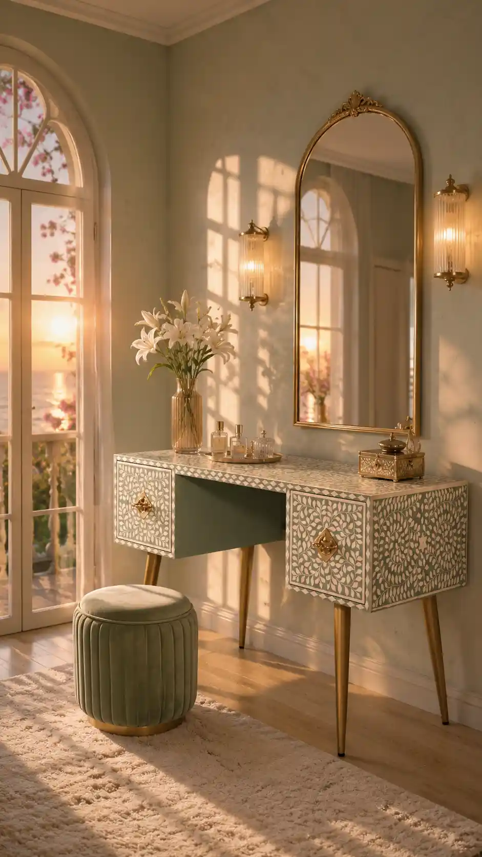 The Al-Andalus Marquetry Vanity