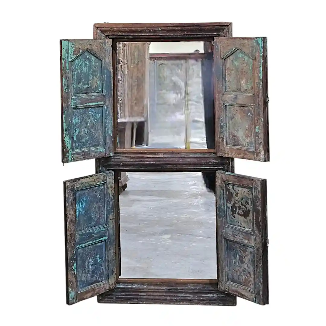 The Reclaimed 19th Century Jharokha Mirror