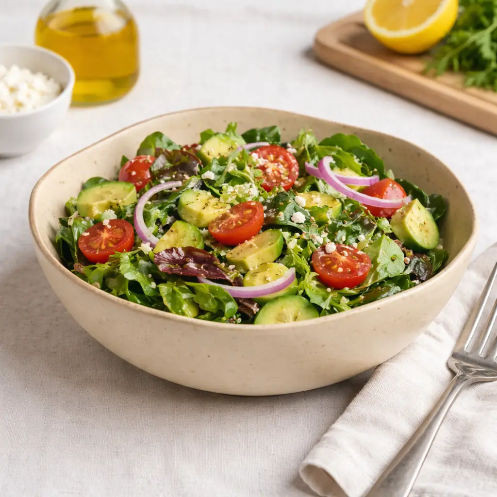 Sand-Dipped Salad Bowl