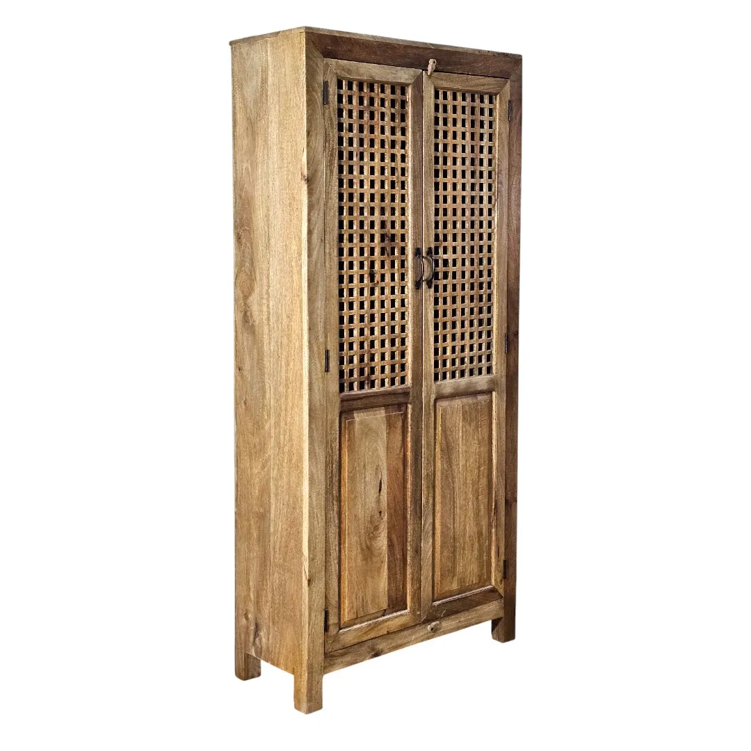 Levant Garden Lattice Cabinet | خزانة "حديقة المشرق" المزخرفة