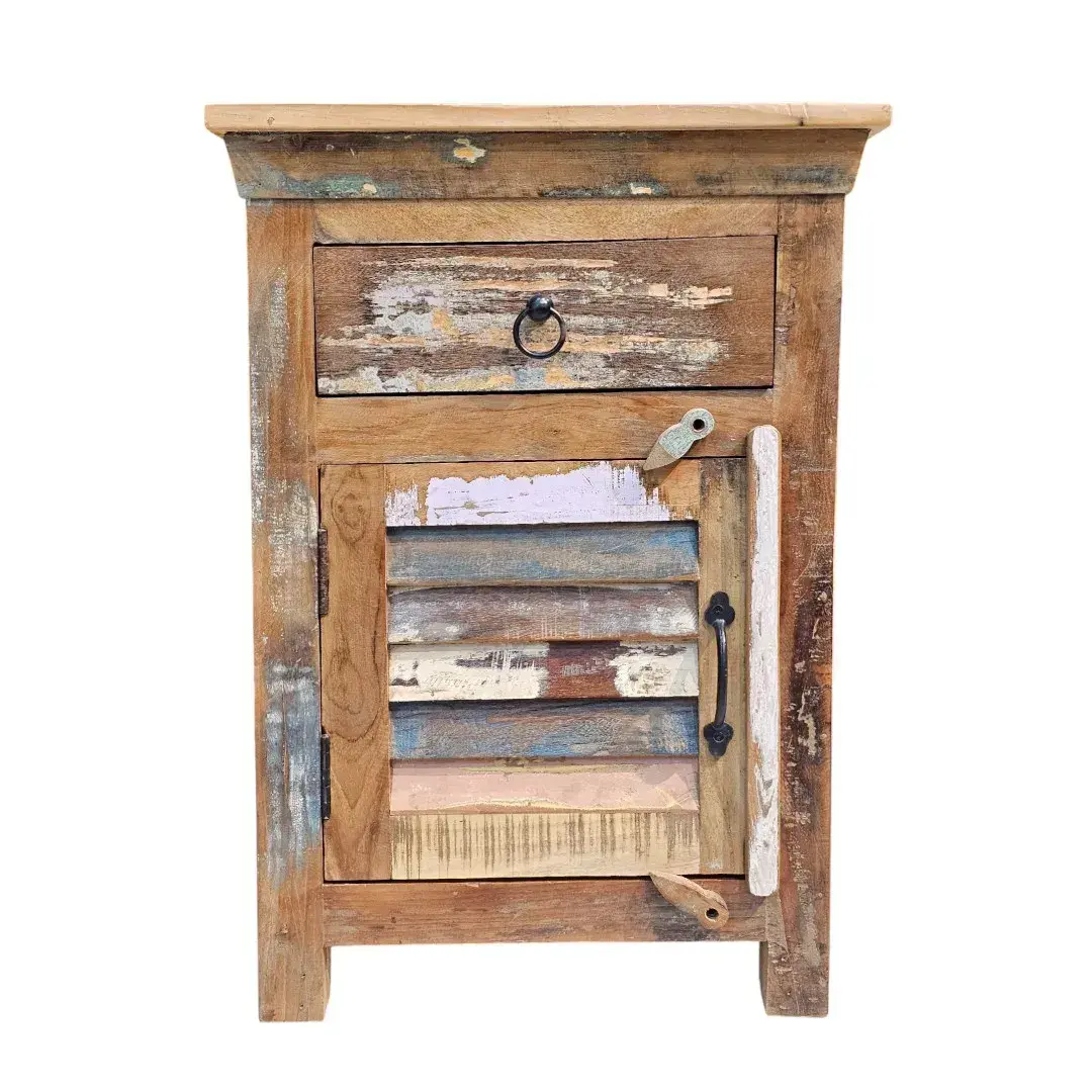 Chatham Reclaimed Wood Bedside Cabinet