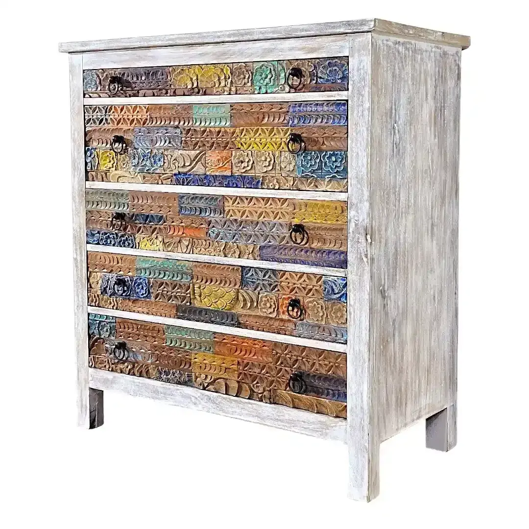 Bazaar Mosaic Tallboy Chest / خزانة "بازار" الطويلة