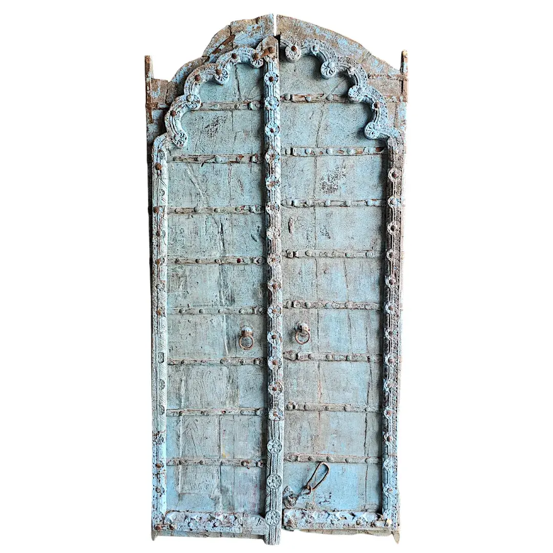 Indigo Arch Panel Door