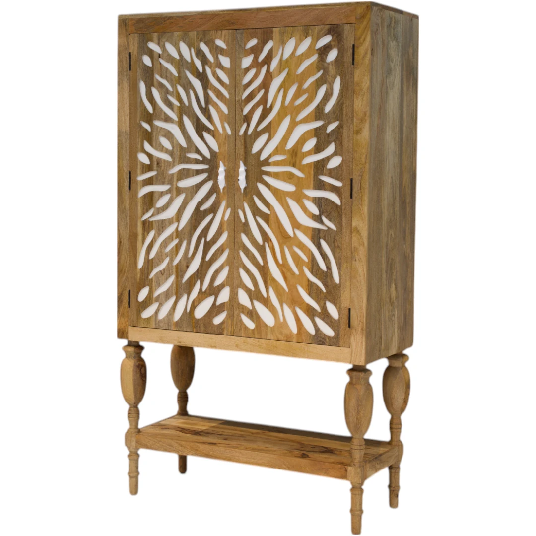 Nature’s Carve Accent Cabinet