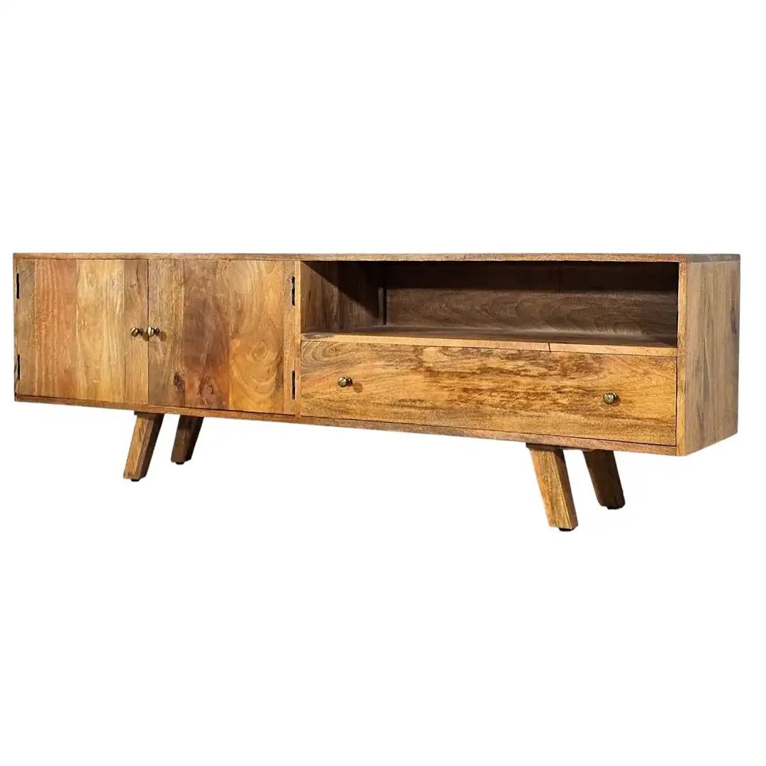 Benchwright Solid Mango Media Console
