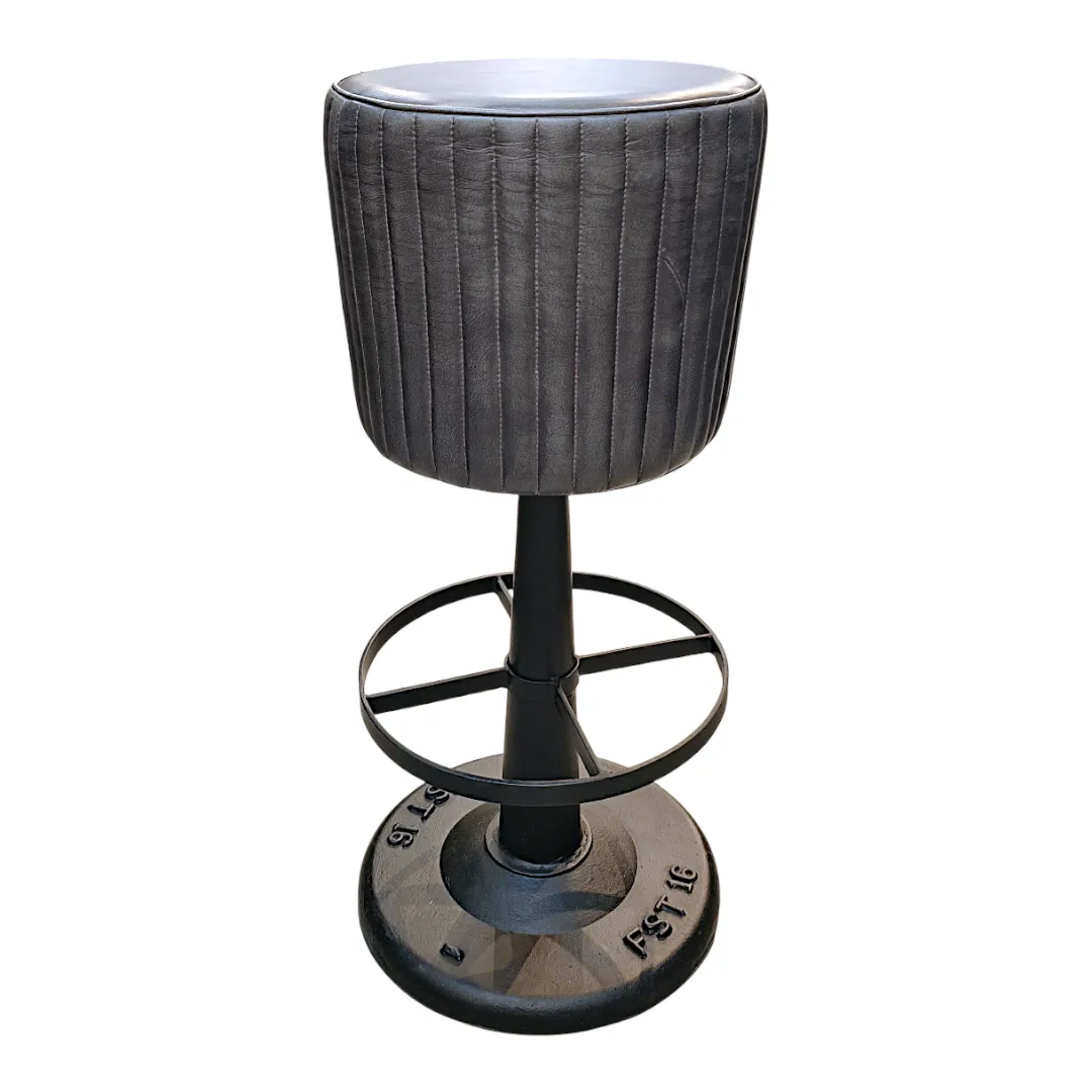 Logan Leather Bar Stool
