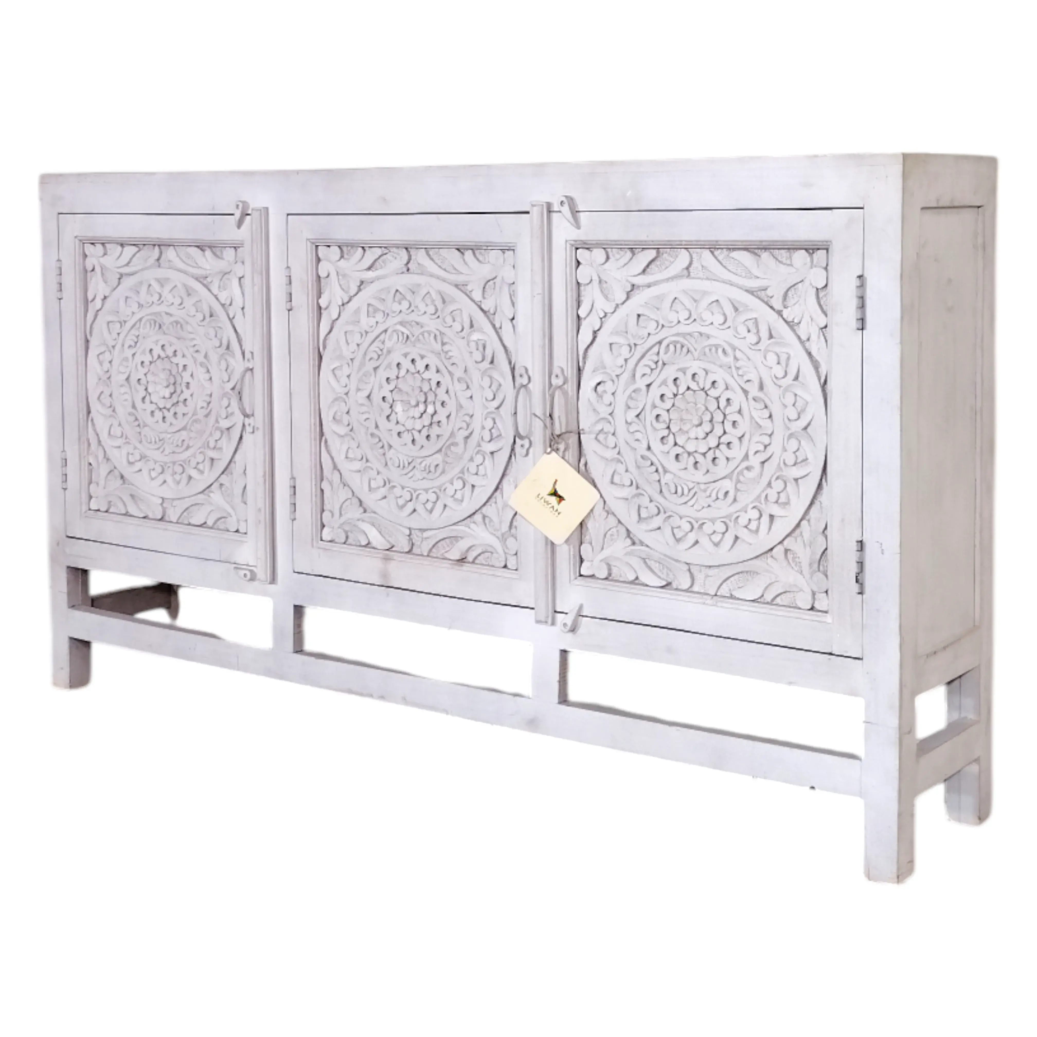 ZARA Hand-Carved Sideboard white