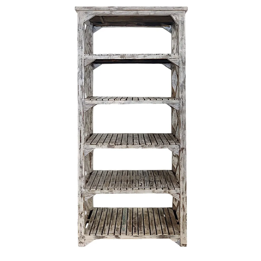 The Slat-Shelved Accent Bookcase | خزانة كتب بلكنات مميزة