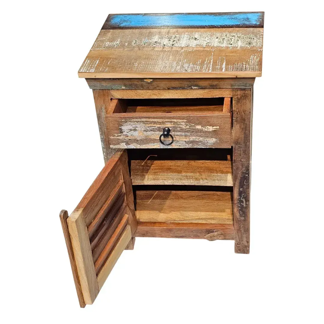 Chatham Reclaimed Wood Bedside Cabinet