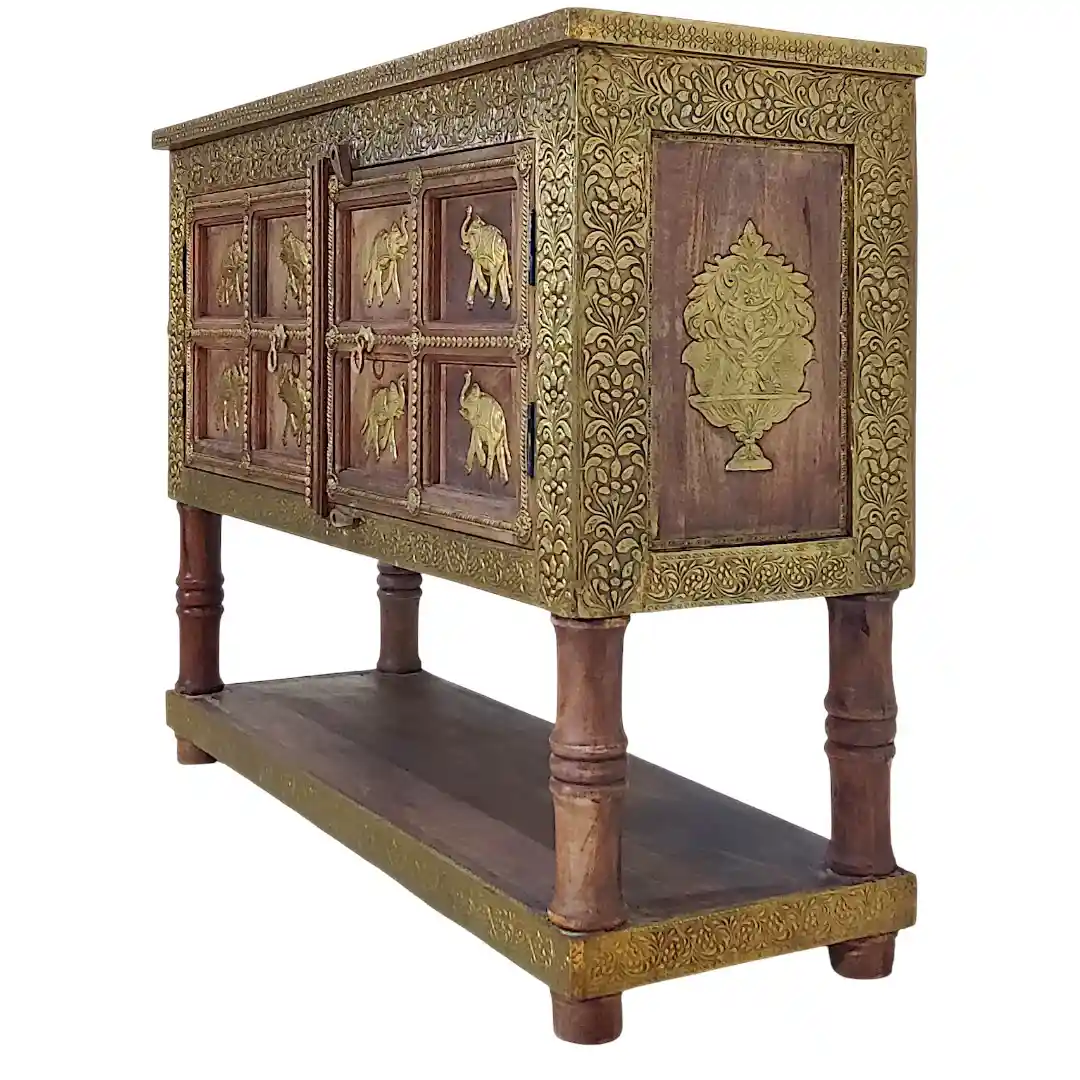 THE "GAJA-PRADA" LINEAR CARVED CONSOLE