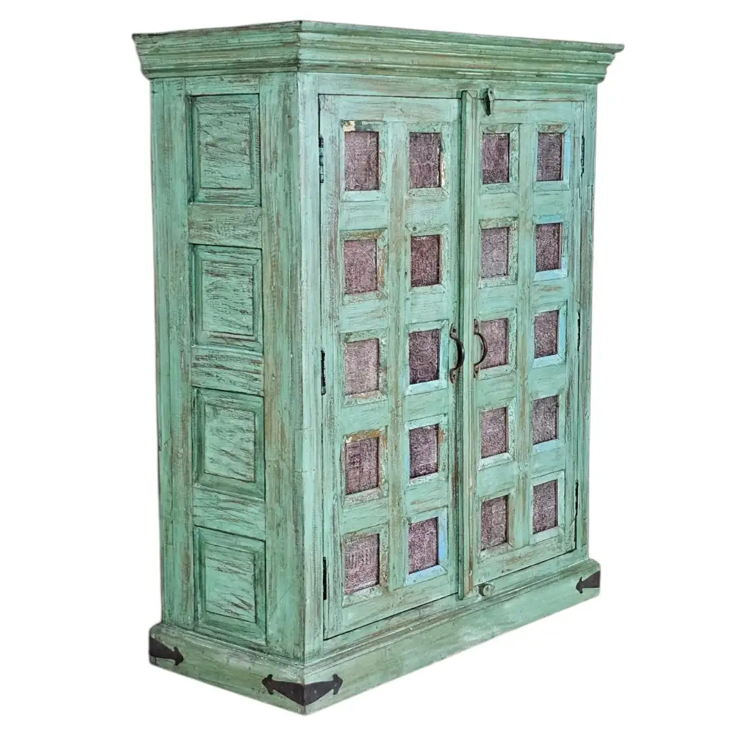 Sijill Al-Zuhur Heritage Cabinet | L’Armoire Menthe des Fleurs