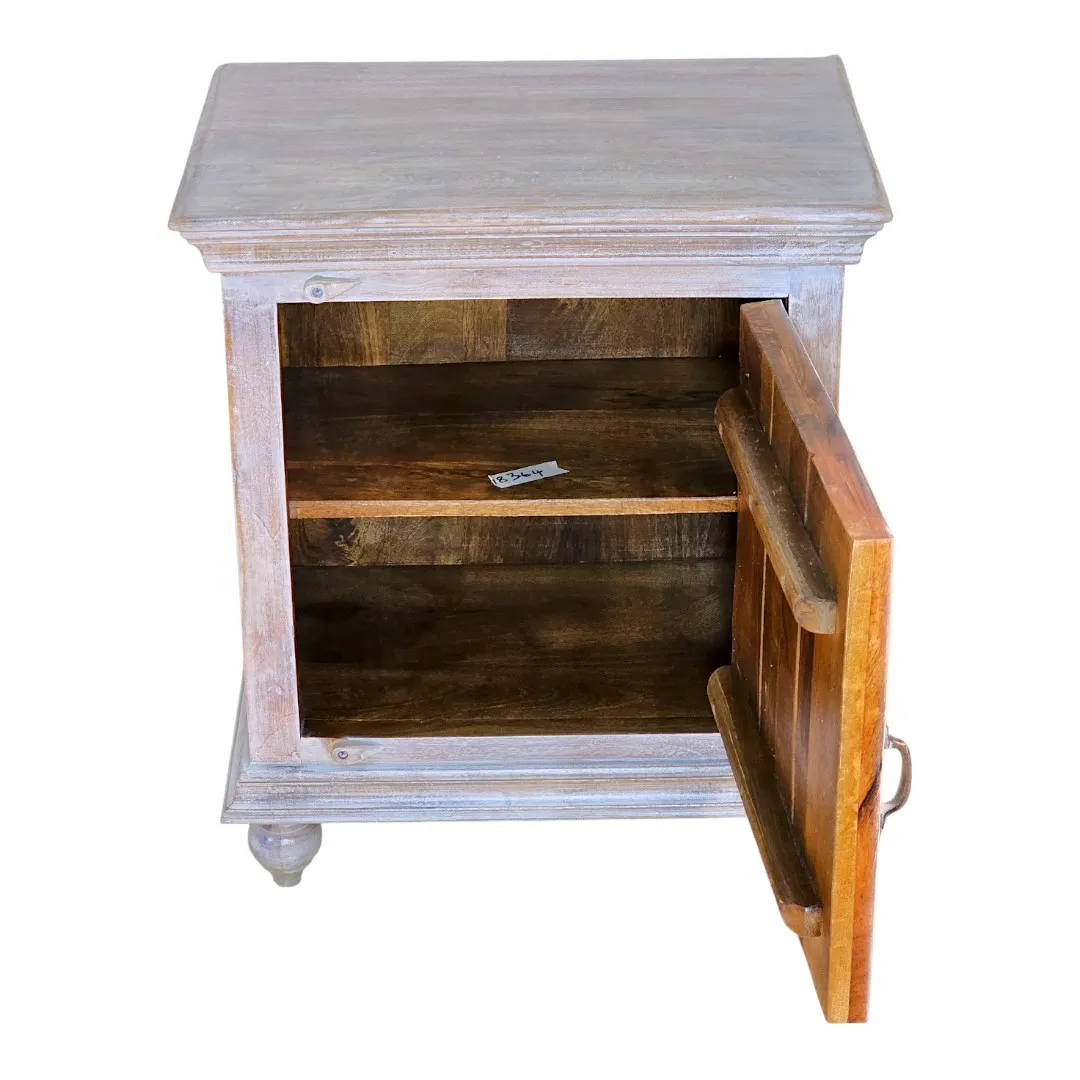 Siddha Hand-Carved Nightstand