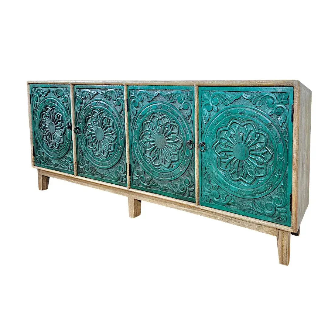 El Zahra Trésor Sideboard (Emerald Teal)