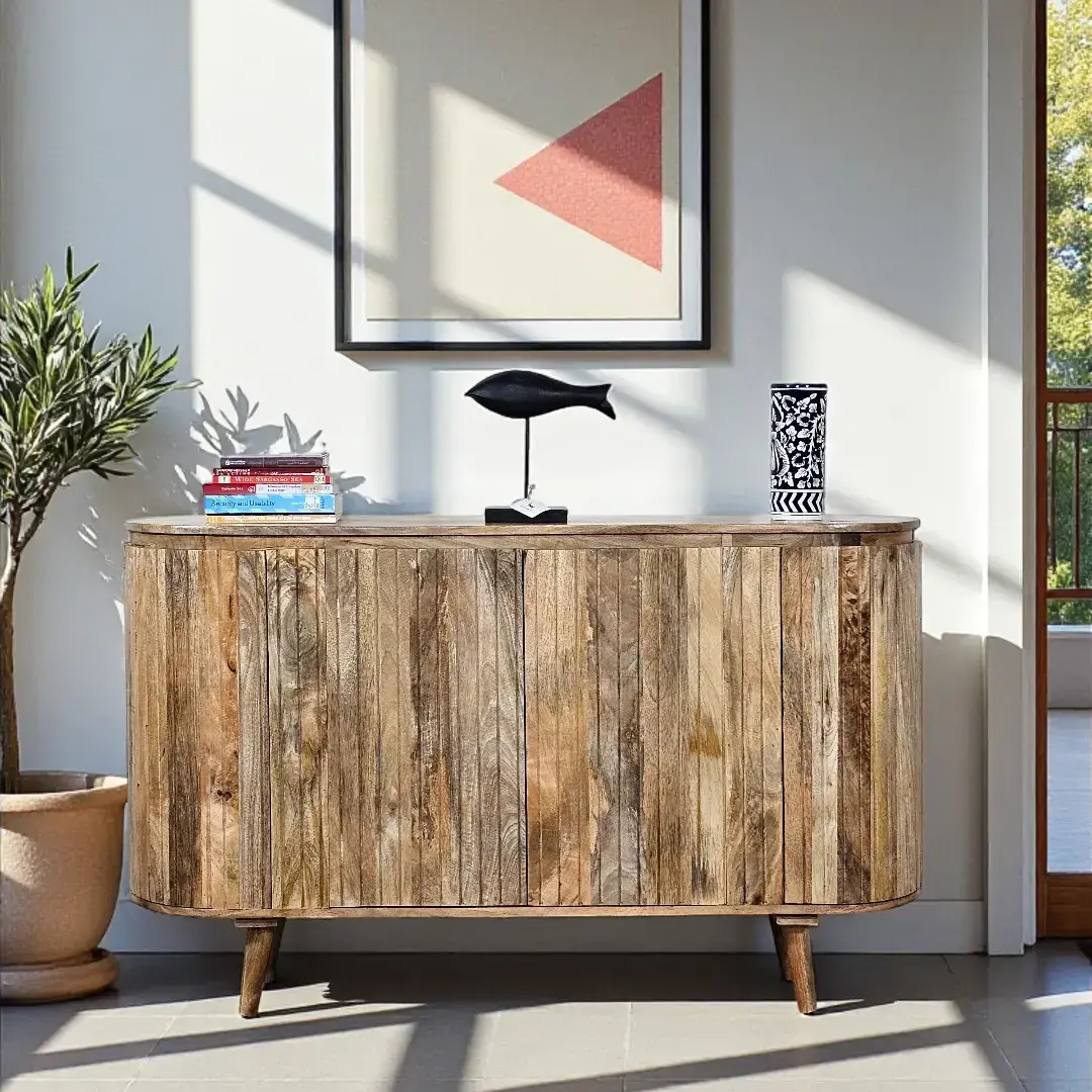 Buffet Haut Esculpido Curvo (High Curved Sculpted Sideboard)