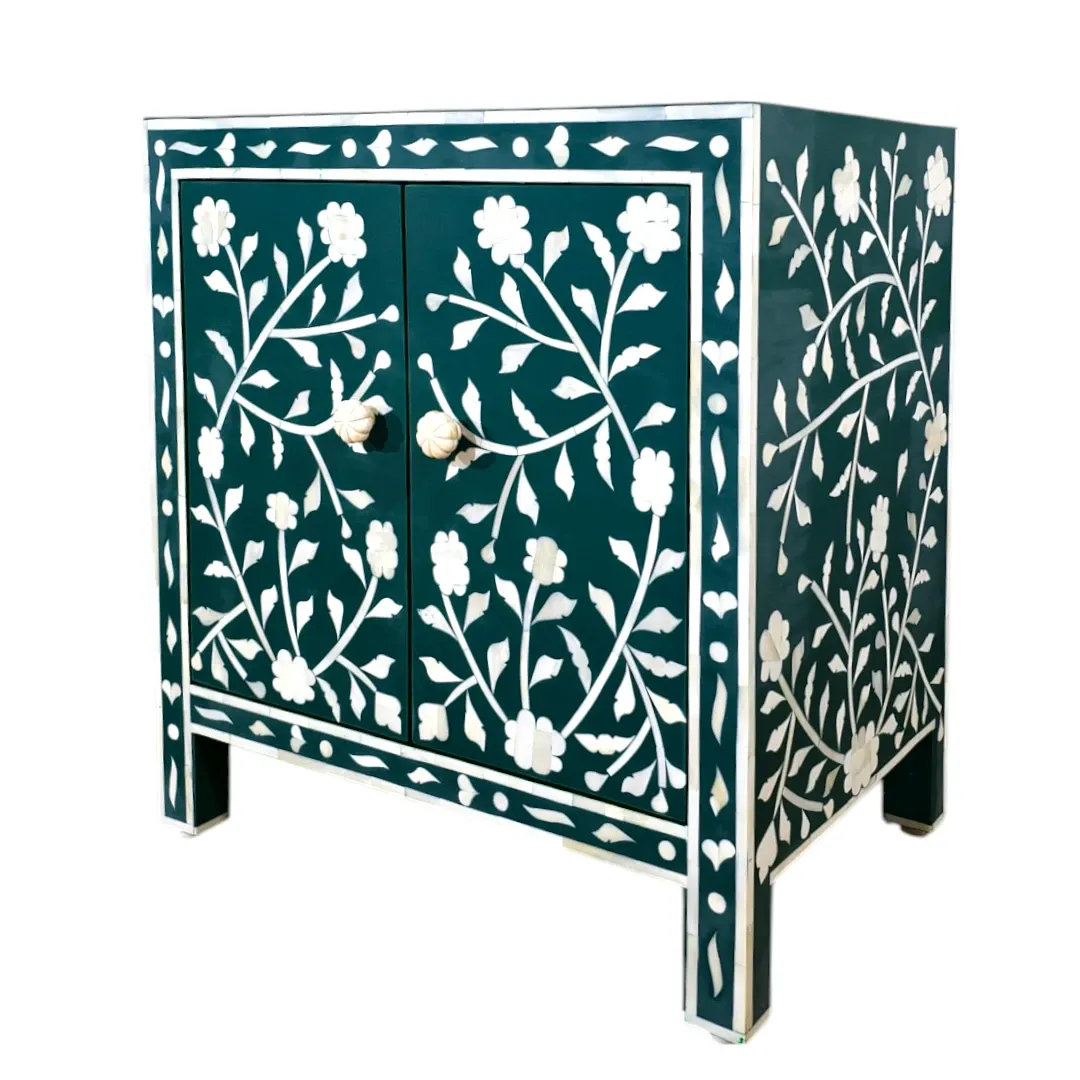 Zaina Floral Inlay Cabinet