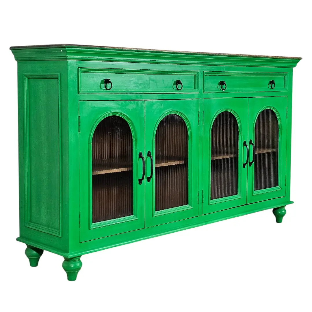 The Flute Glass Display Sideboard