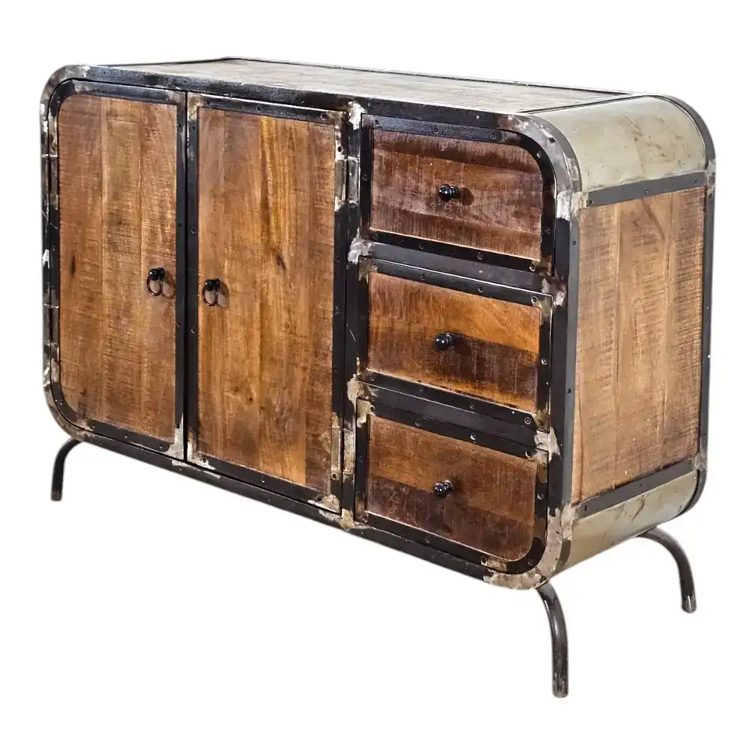 The Industrial Capsule Reclaimed Timber Sideboard