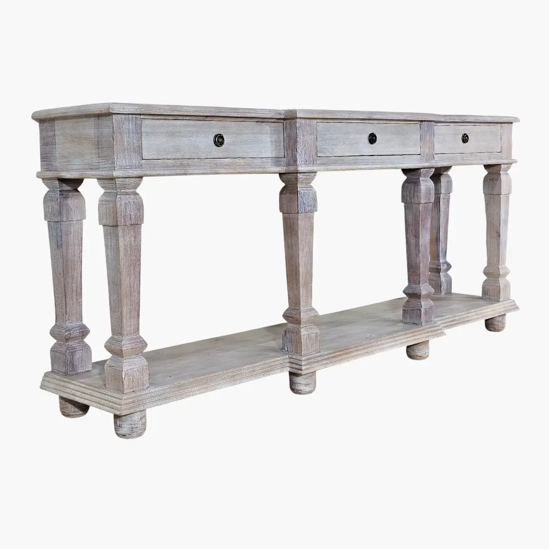 Veranda Three-Drawer Console | Classic Family Table