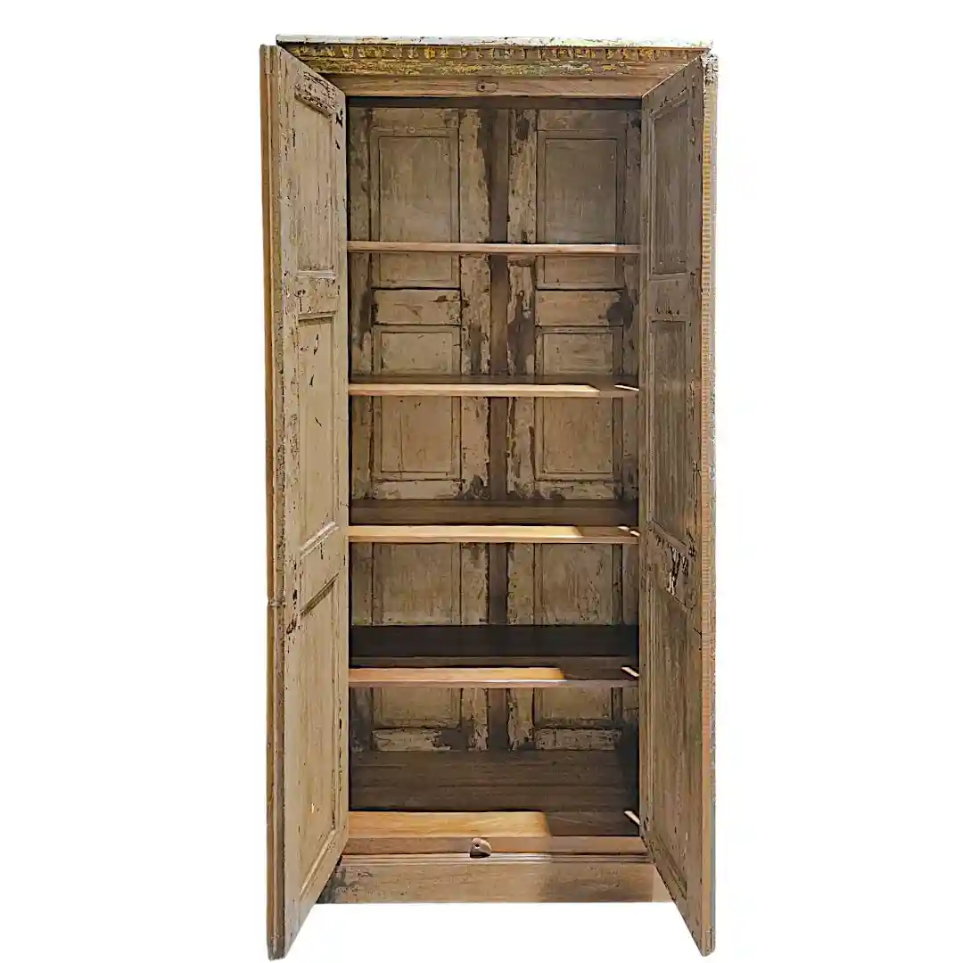 The Neelam Distressed Sapphire Cabinet