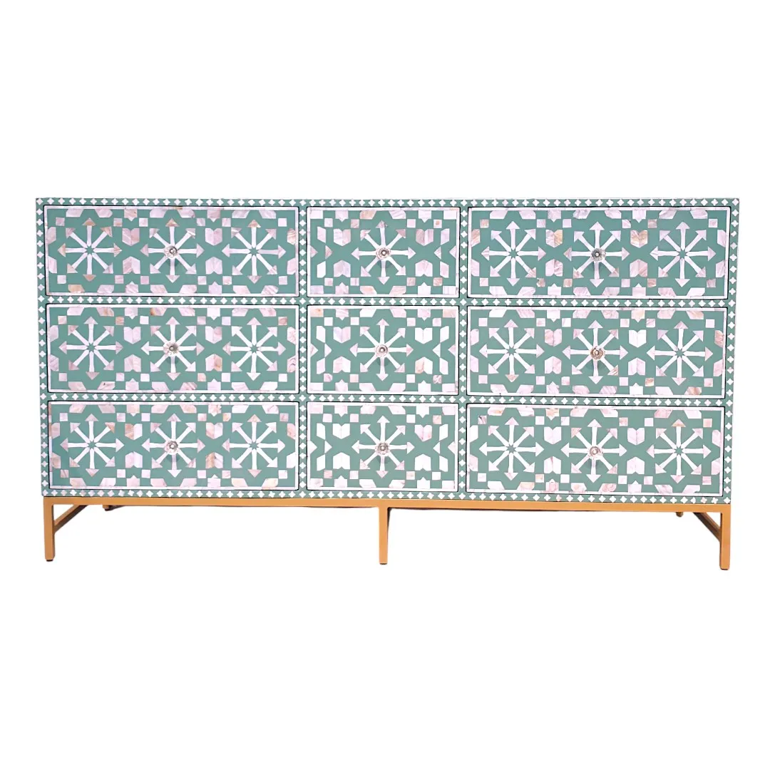 Noor-e-Falak (Celestial Tessellation Commode or Chest of Drawers)