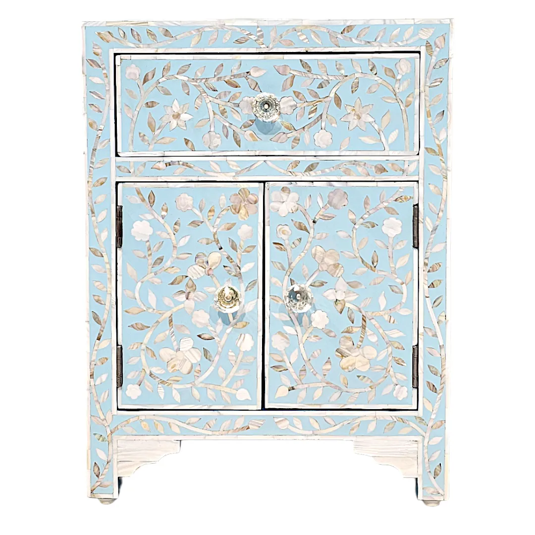 Jasmine d'Azur (Nacre Floral Nightstand Bedside)