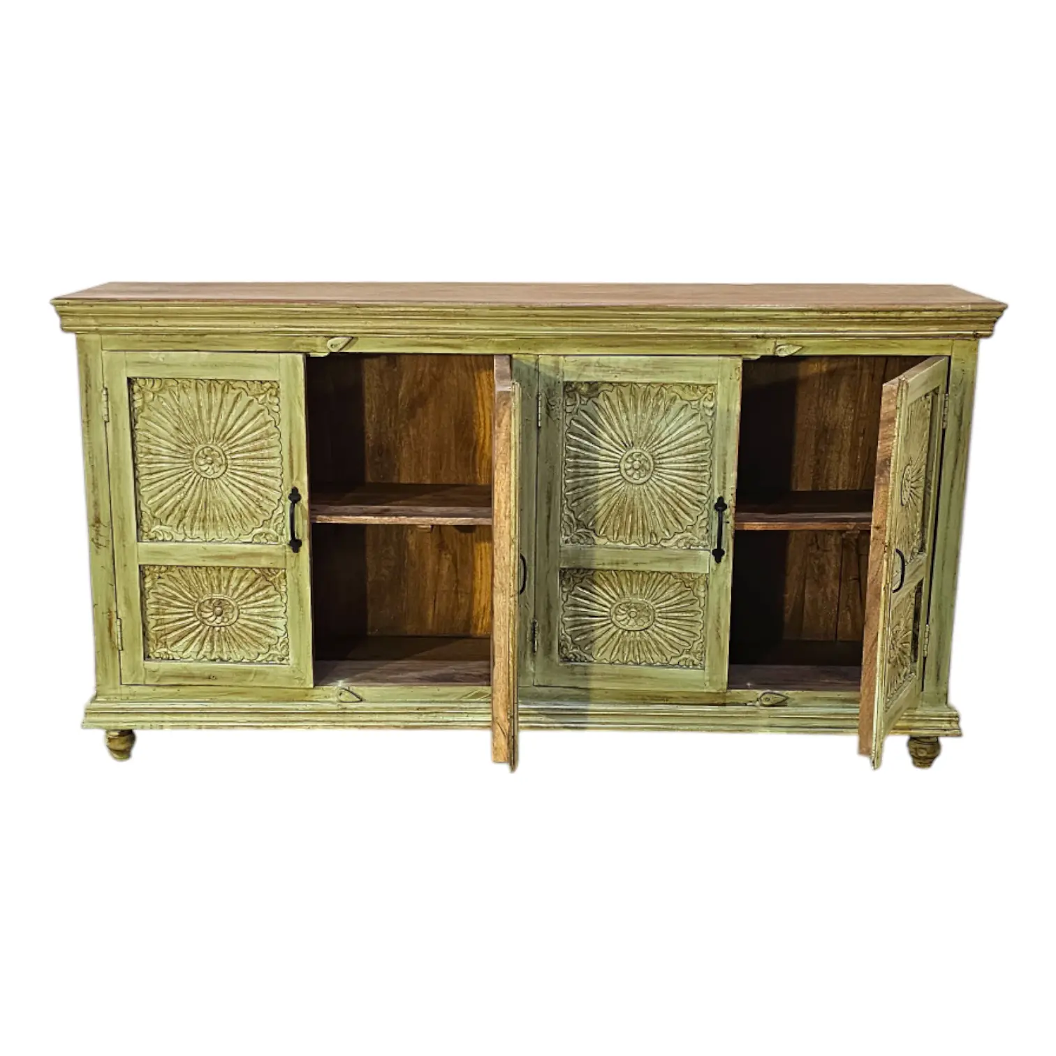 AURELIA Carved Soleil Sideboard