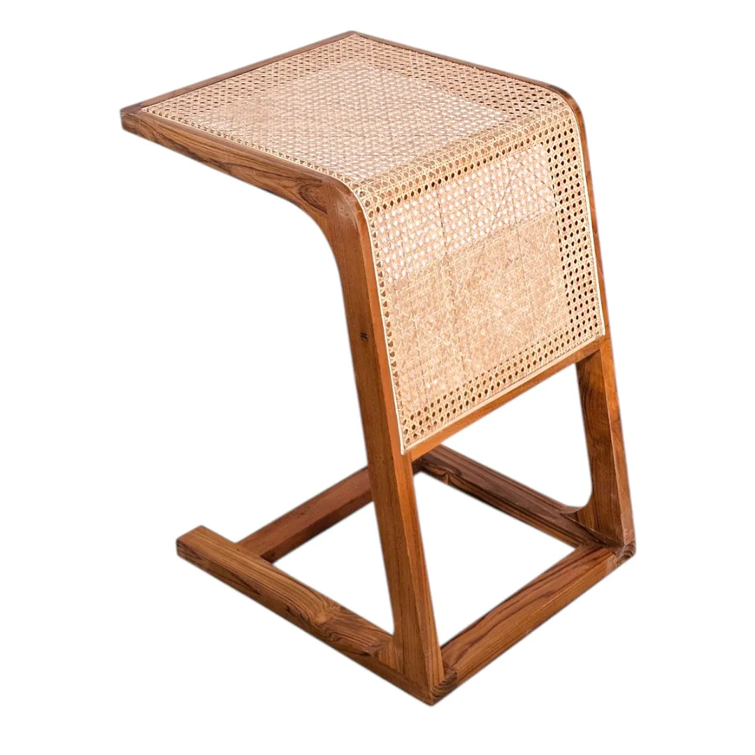 Sahara Teak & Rattan Versatile Side Table