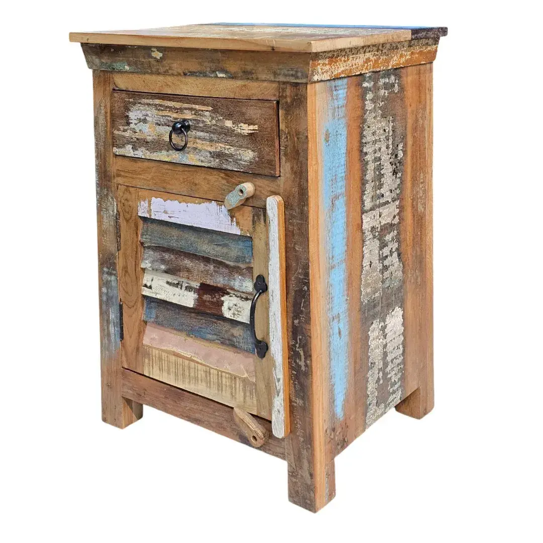 Chatham Reclaimed Wood Bedside Cabinet
