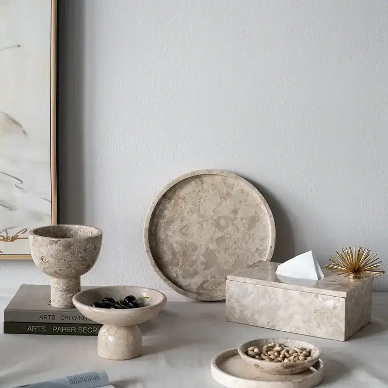 Marble Tissue Box