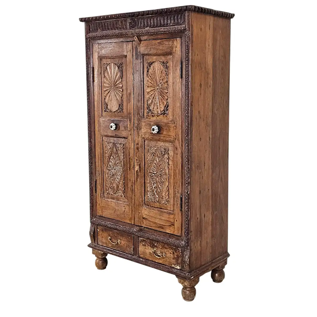Heritage Carved 2-Door Accent Cabinet