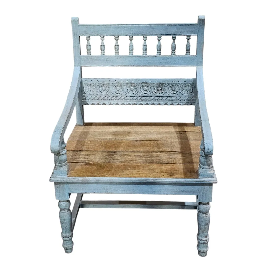 The Mewar Heritage Spindle Armchair