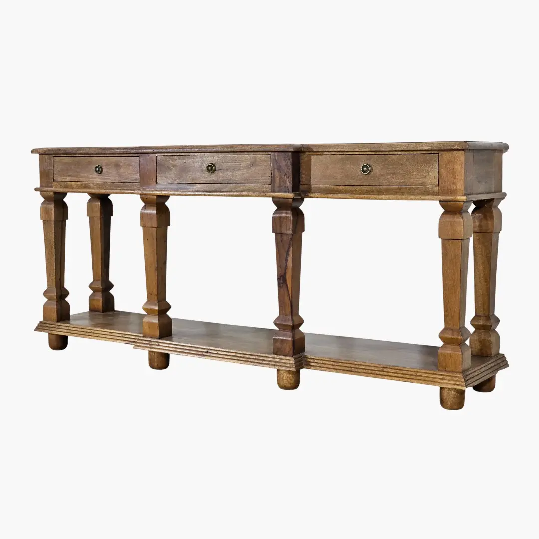 Veranda Three-Drawer Console | Classic Family Table