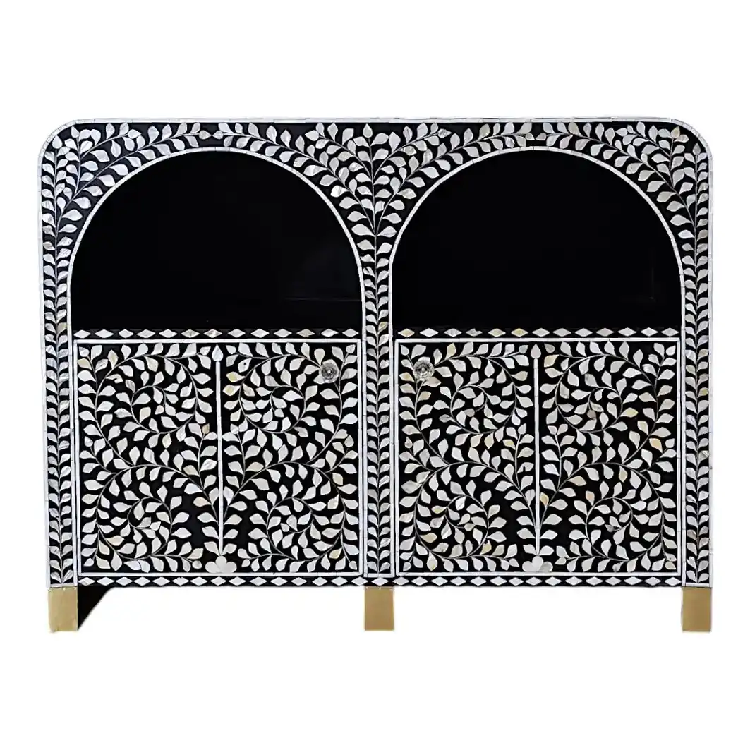 THE "SADAFA" ARCUATED PEARL INLAY SIDEBOARD