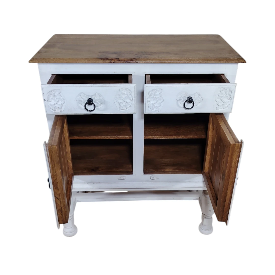 Carved Accent Cabinet