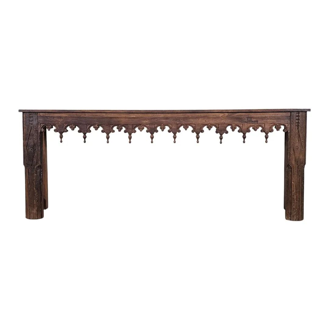 Al-Majlis Hand-Carved Archway Console