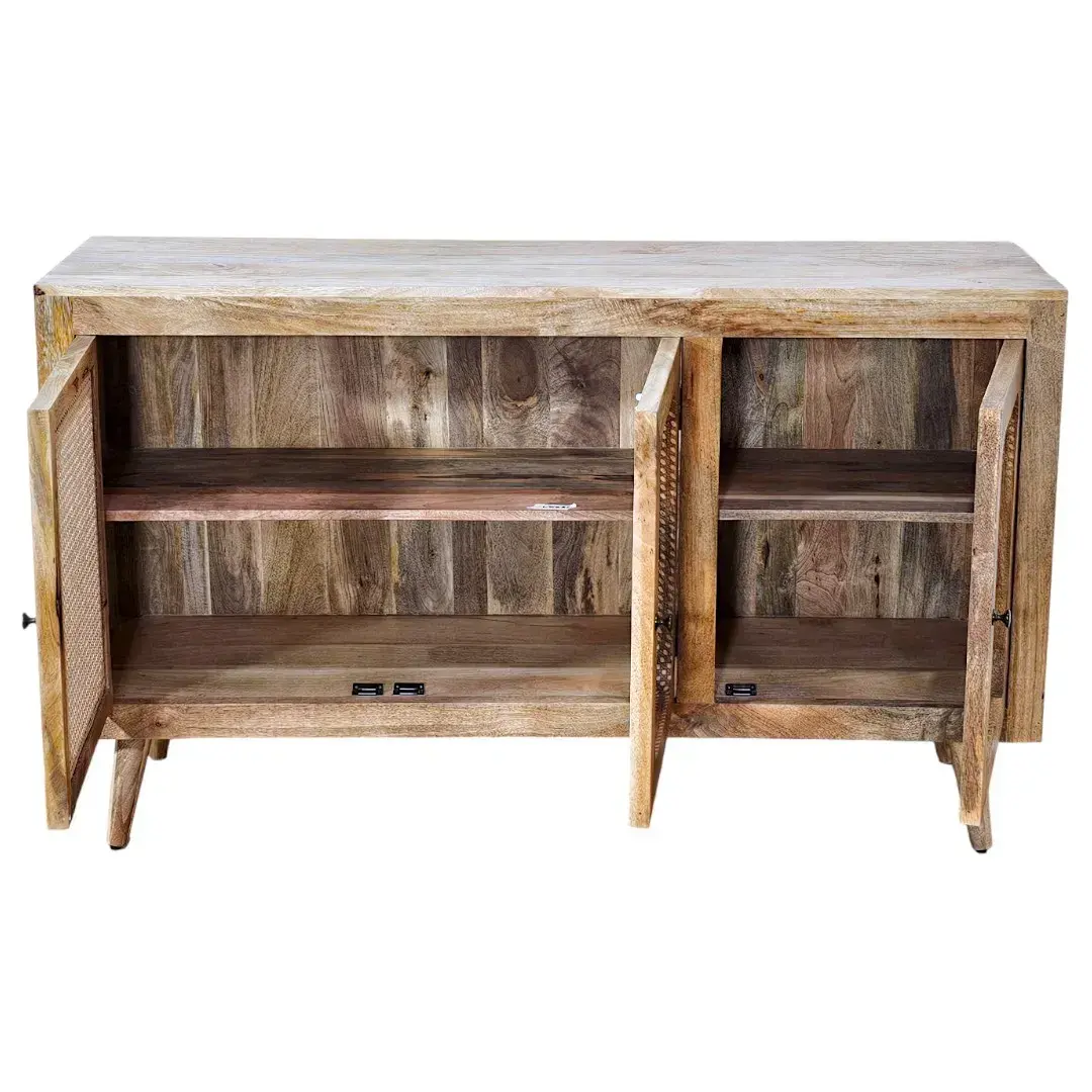 Buffet Canné - Natural Mid-Century Cane Buffet