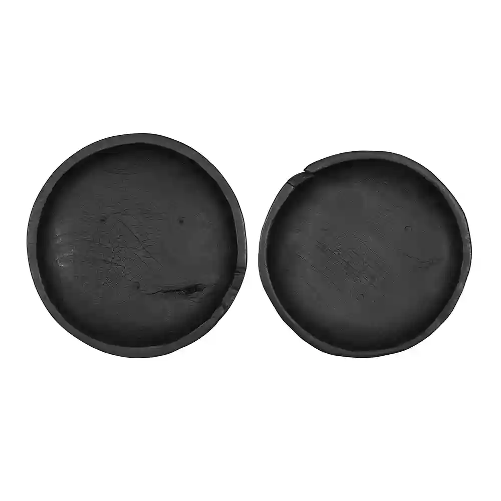Baraka Teak Footed Bowl Set