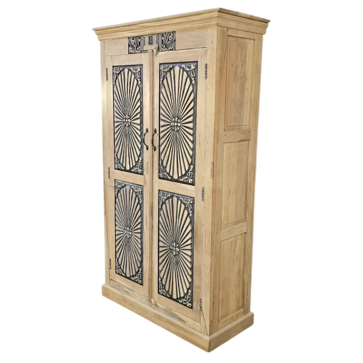 The Aura Carved Armoire / Cabinet