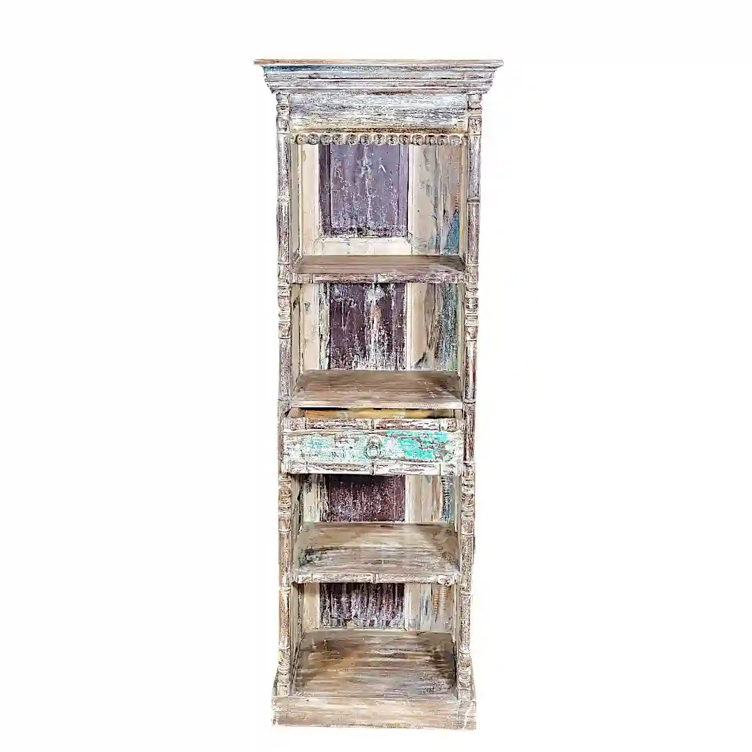 The Durbar Court Reclaimed Solid Wood Bibliothèque