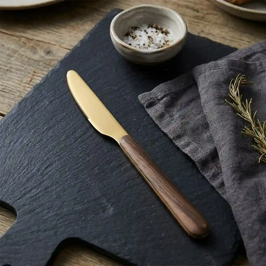 Gold Lustre Dinner Knife
