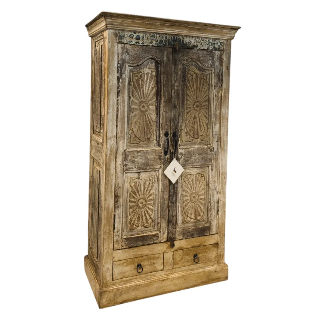 The Solstice Artisan Armoire/Heritage Carved Cabinet