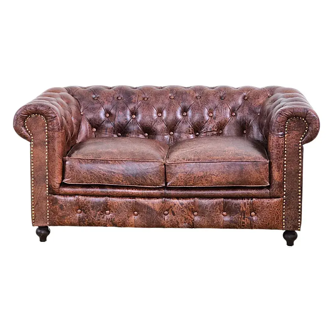 The Kensington Heritage Leather Loveseat