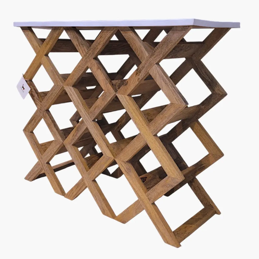 Diamond Wine Cube | Modern Bar Table