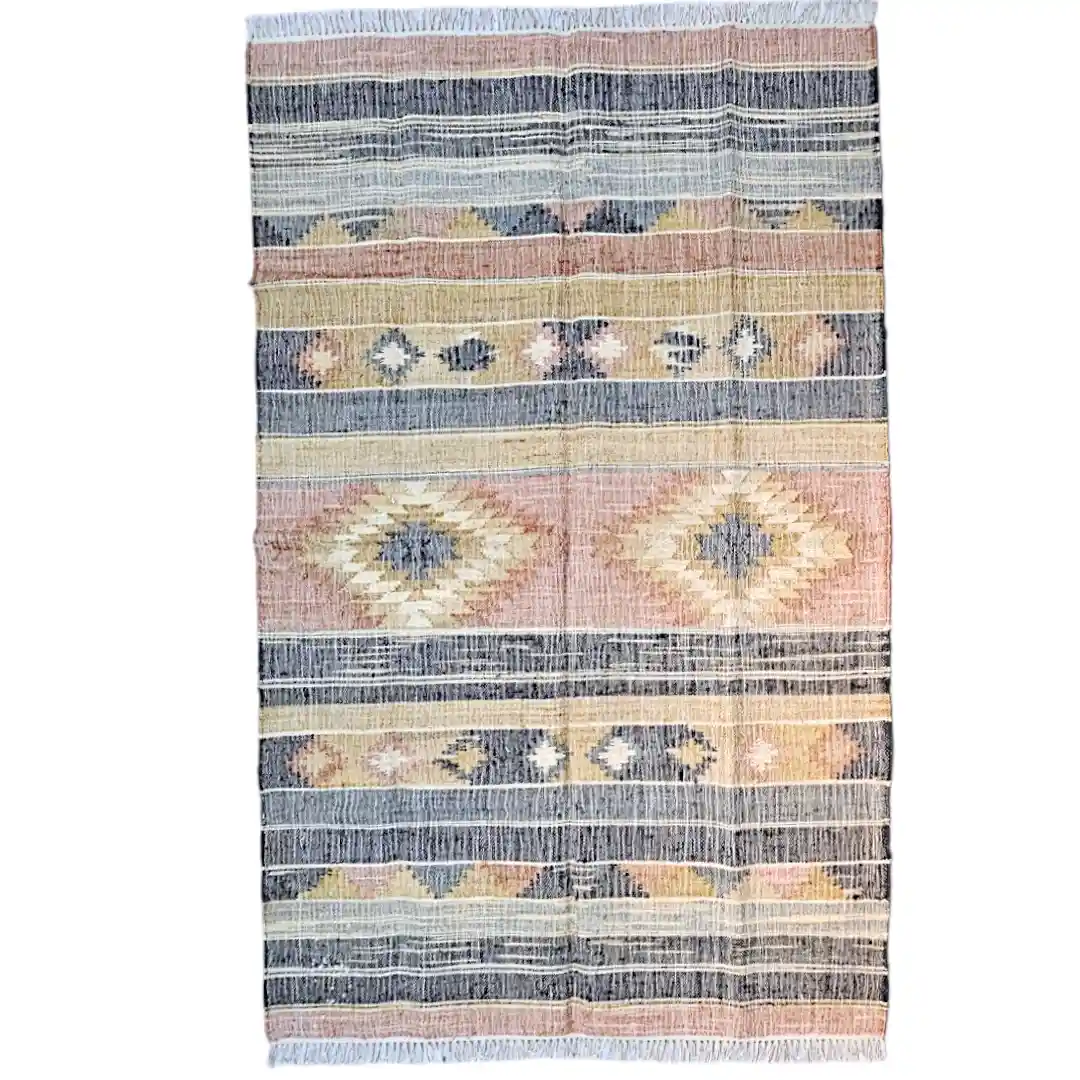 Canyon Stripe Hand-Woven Rug