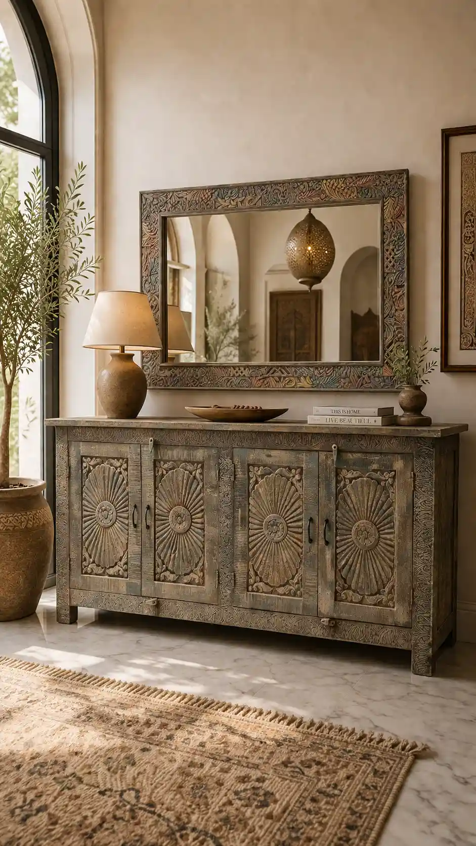 The Diwan-i-Am Reclaimed Solid Wood Sideboard