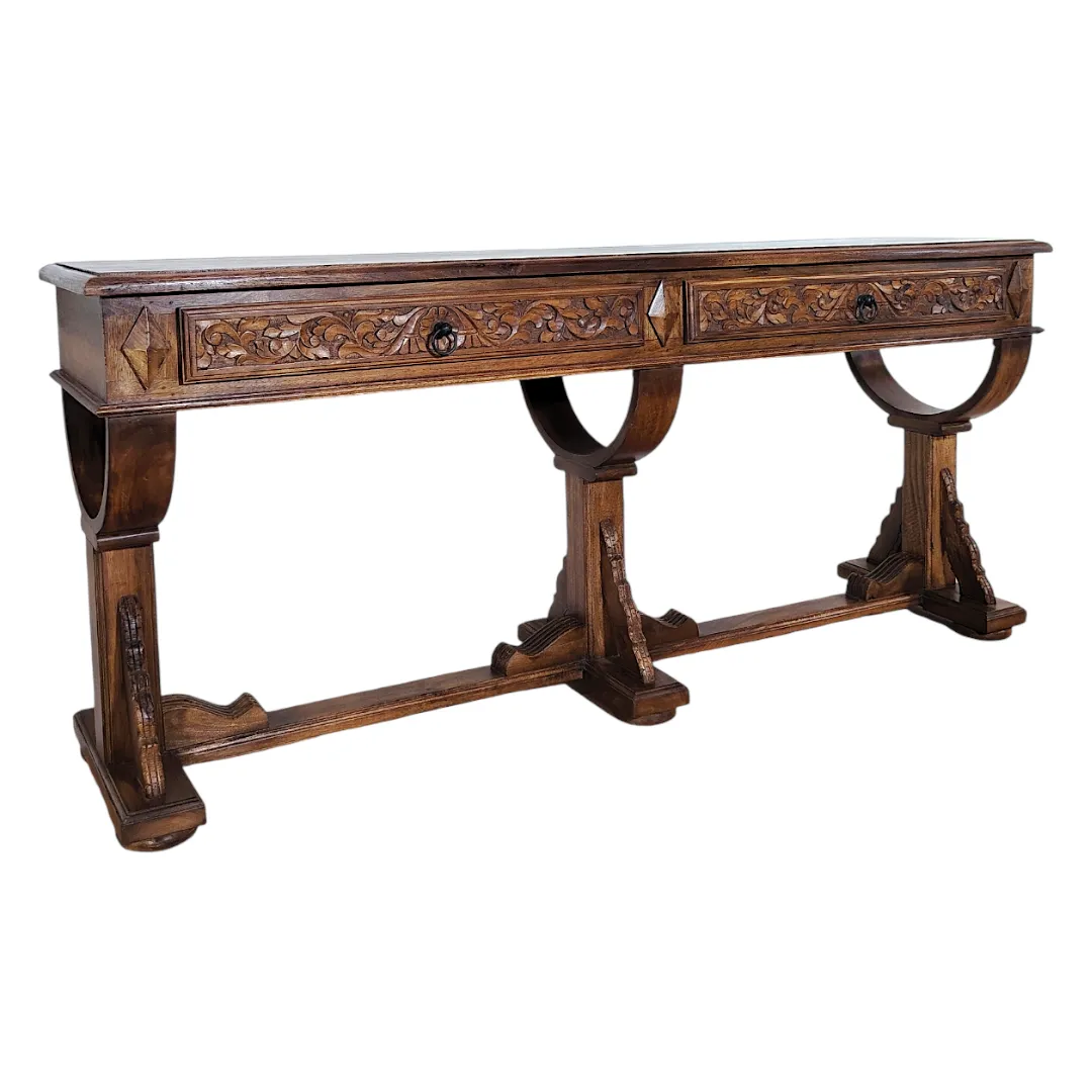 Verona Carved Console Bench