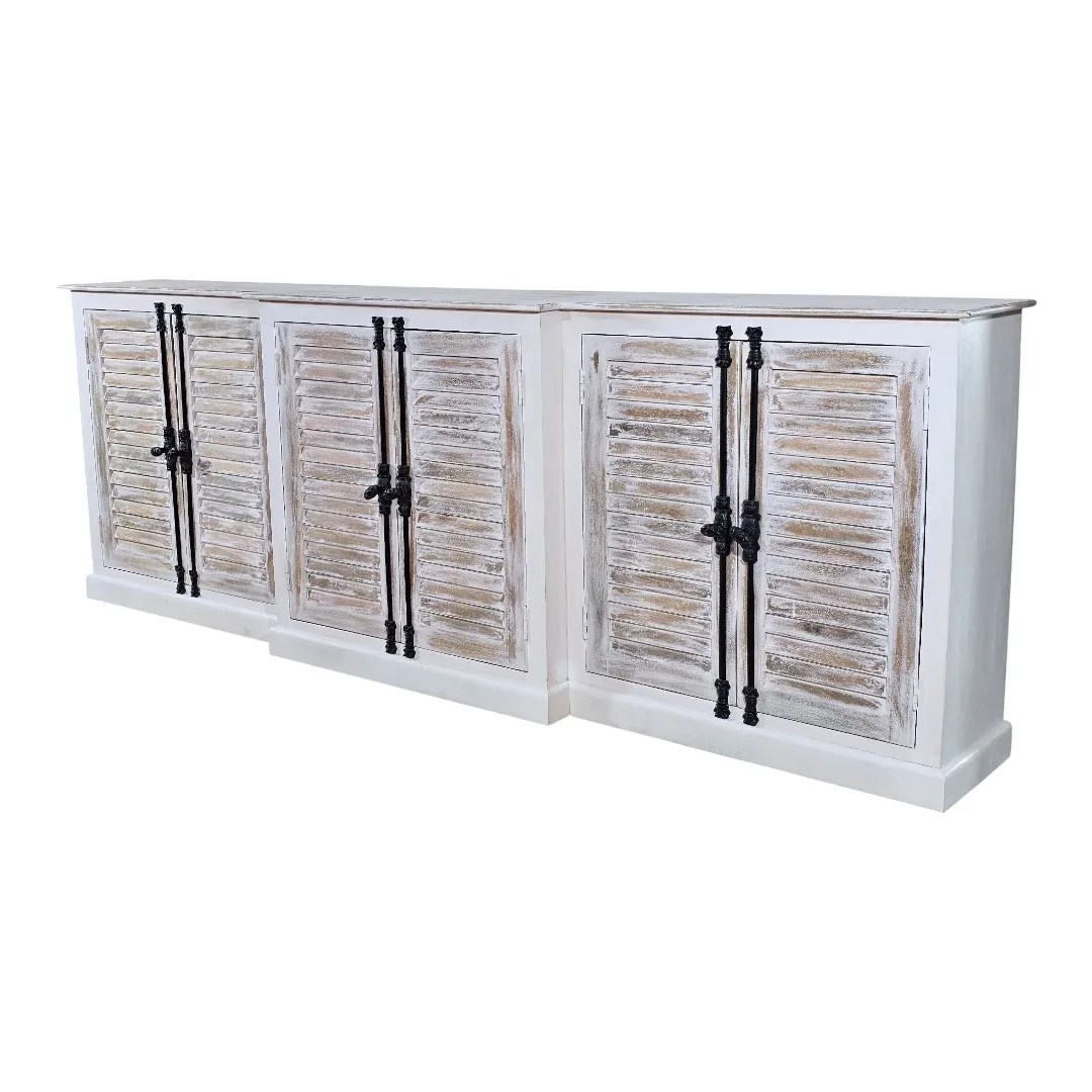 The Versatile Shutter Sideboard - Wide Storage Cabinet (Aparador de Persianas)
