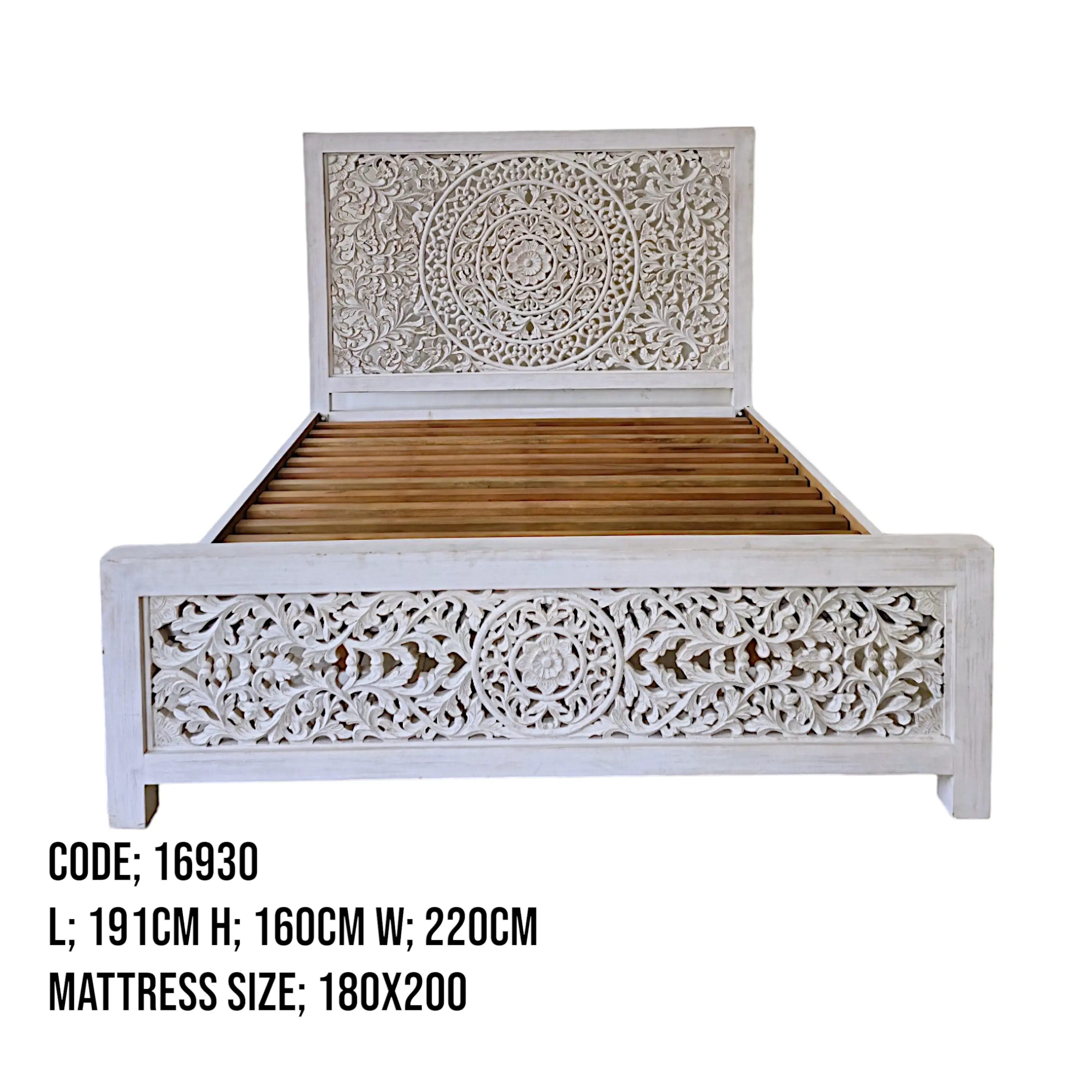 The Carved Sanctuary Bed