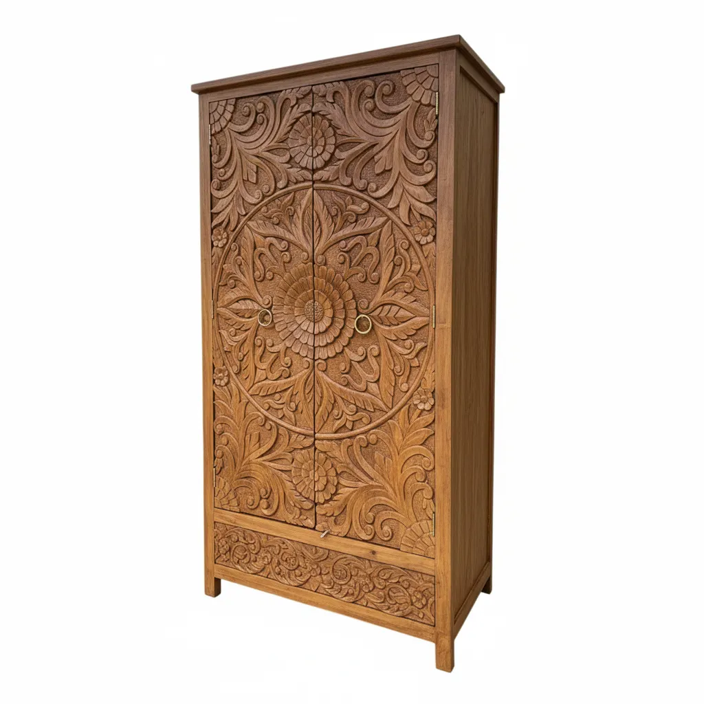 Oasis Carved Wardrobe