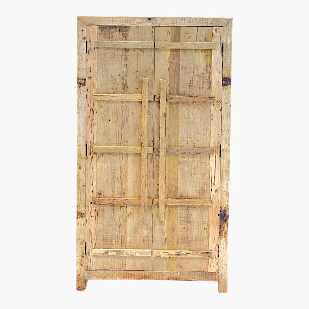 The Curator’s Raw Timber Vault Cabinet